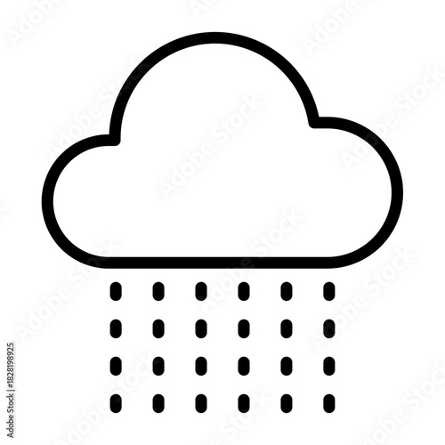 Rain Outline Icon