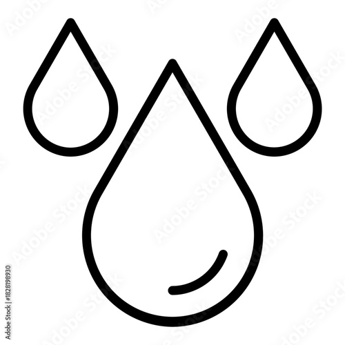 Drop Water Outline Icon