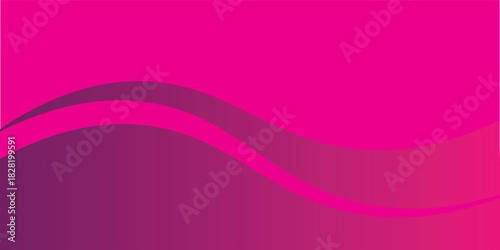 abstract wave banner background with red gradient colors, vector illustration design