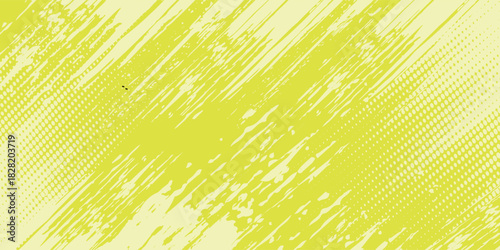 Abstract speed lines style orange color halftone banner design template. Vector illustration. eps 10