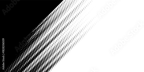 Black grunge brush stroke in white background