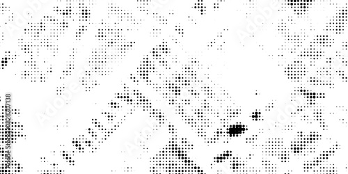 Newspaper with white unreadable text. Vintage grunge blurred paper news texture horizontal background