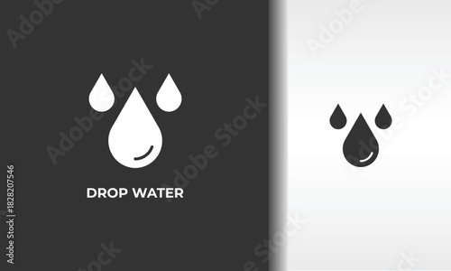 Drop Water Vector, Icon Or Logo Sign Isolated Symbol Illustration