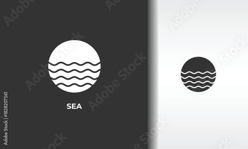 Sea Vector, Icon Or Logo Sign Isolated Symbol Illustration