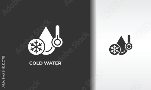 Cold Water Vector, Icon Or Logo Sign Isolated Symbol Illustration