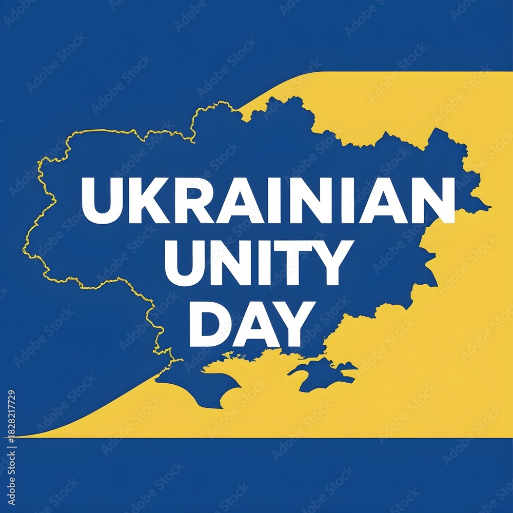 Obraz premium Ukrainian Unity Day