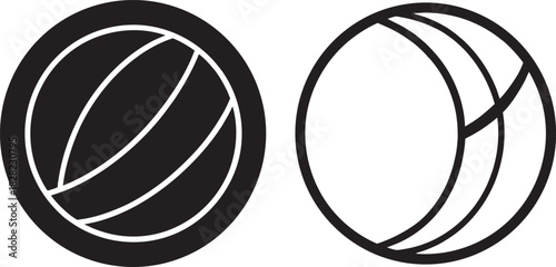 Medicine ball silhouette icon
