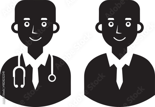 black doctor icon