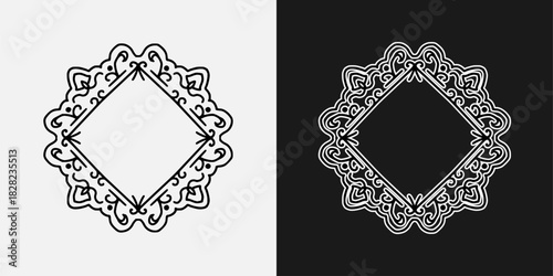 black and white logo for art emblem
