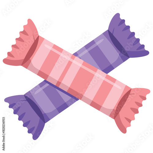 Salty snack food crisp popcorn fat food icon cartoon vector illustration isolated on white background