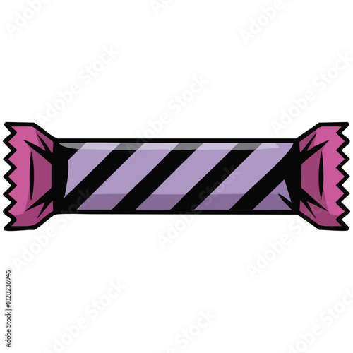 Crispy popcorn salty treat snack food icon cartoon vector illustration isolated on white background