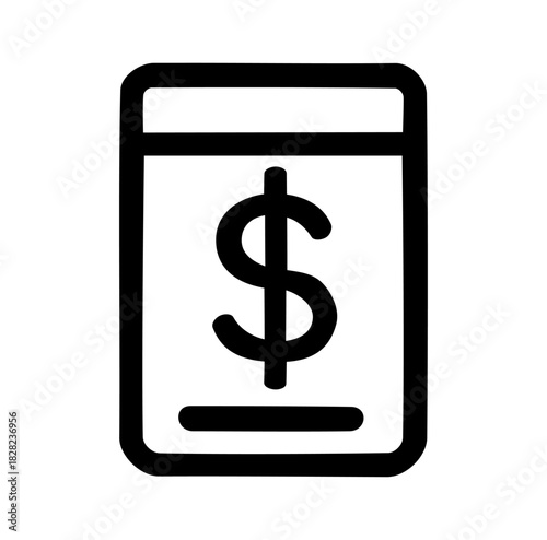 Cartoon Book Bank Account Icon Simple Logo Design Icon Digital