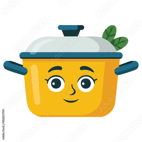 Pans pots and saucepans kitchen cookware collection isolated vector illustration on white background