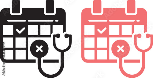Check-up calendar icon