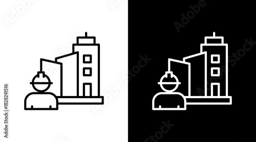 Inspecting White Icon Set Design