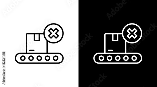 Rejected White Icon Set Design
