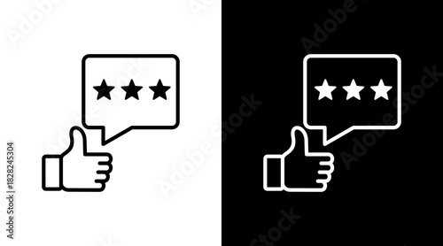 Review White Icon Set Design
