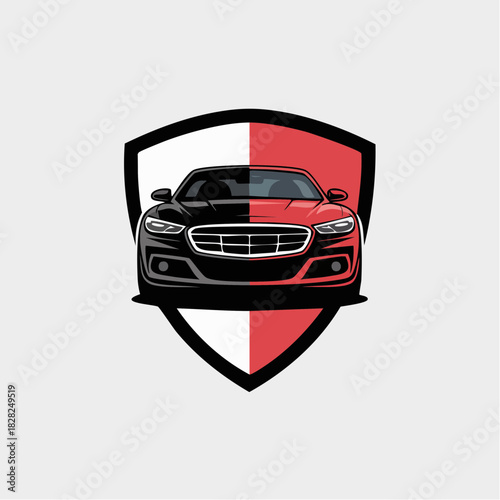 Flat illustration of the Kaaba in Mecca under a starry night sky with clouds, framed in a circular design.