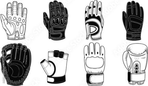 sports gloves, fitness gear, boxing glove, cycling glove, weightlifting glove, baseball glove, martial arts, protective wear, hand gear, training gloves