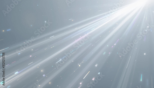 Abstract Light Rays Energy Particle Stream