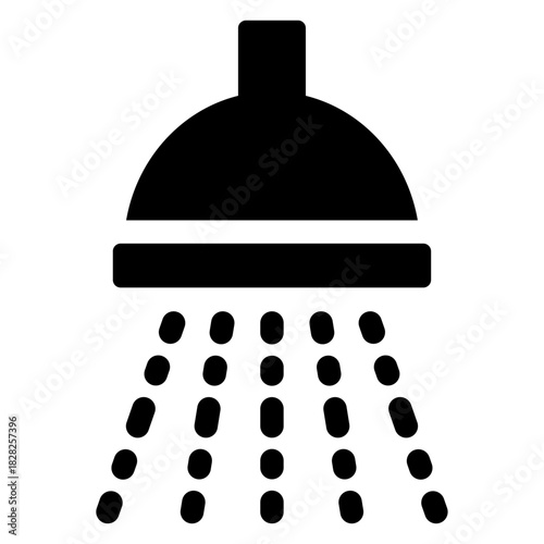 샤워 물줄기 아이콘