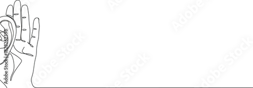 Human Hand and Ear Listening