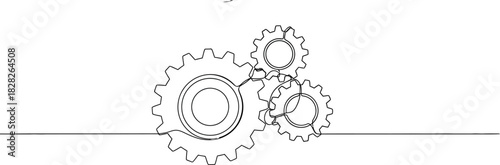 Connected Gears System Abstract