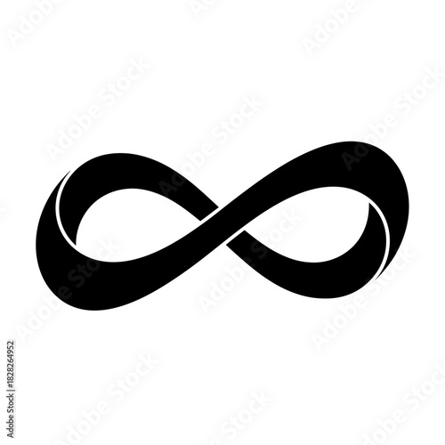 Black Infinity Symbol A Timeless Representation of Limitless Possibilities.