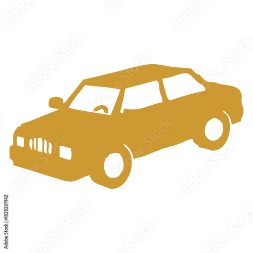 Sedan car illustration