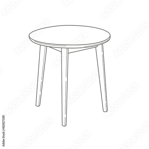 white chair isolated on white