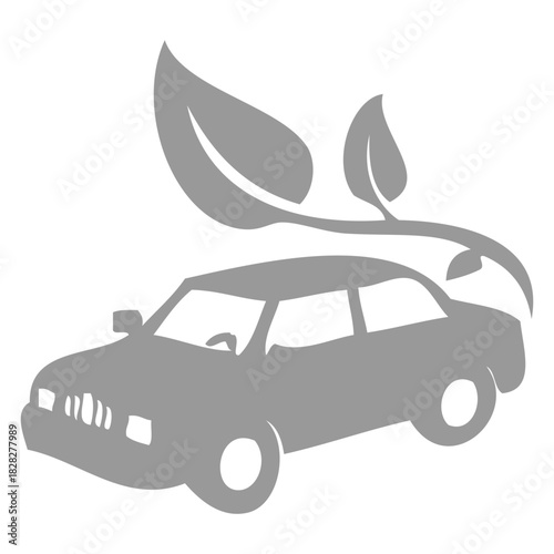 Eco Car Green Transport Icon