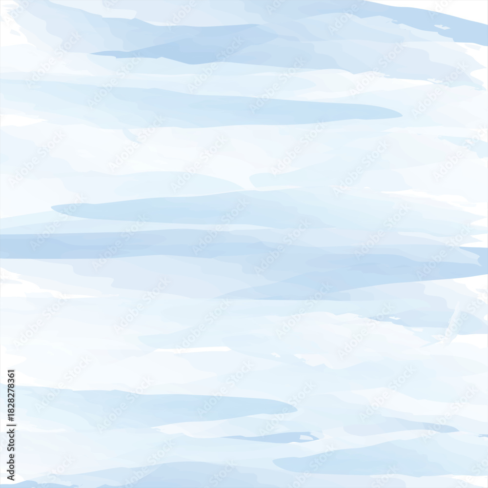 Fototapeta premium A sky blue watercolor background with gentle, blended brush strokes creating a fresh and calming texture.