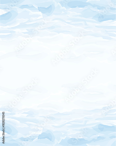 A blue watercolor background with gentle, blended brush strokes creating a fresh and calming texture. Sky 