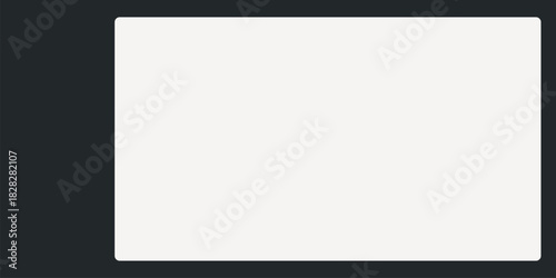 Rectangle frame background, black geometric design vector