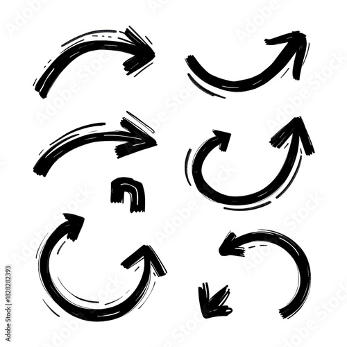 Drawn Arrows and Direction Indicators for Design