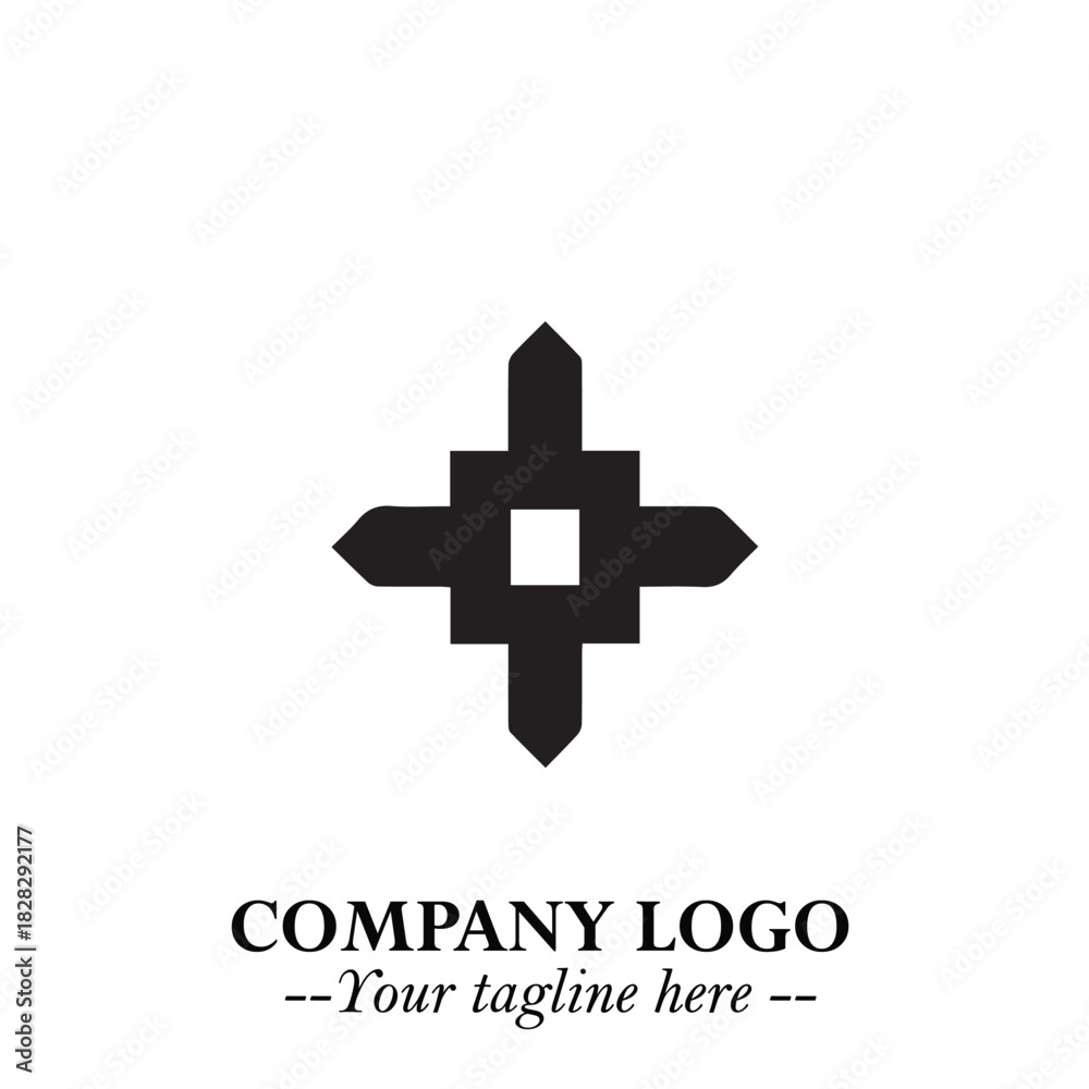 Fototapeta premium Sleek Electrical Logo Symbol on a Clean White Background for Modern Branding Design Elements Art