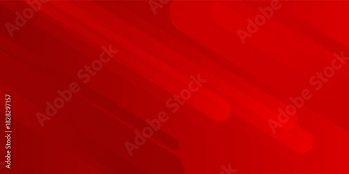 Abstract red diagonal geometric shiny red background with lines. Modern rounded shape design elements. Suit for poster, banner, brochure, corporate, presentation, website, flyer, poster. Vector eps10