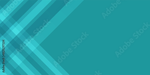 Abstract geometric dark-blue and green background. Modern rectangle shape concept. Simple header. Vector illustration