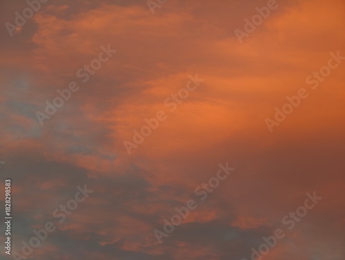 Bild auf Leinwand gentle twilight with gentle hues, calm dusk with muted color transitions and haz