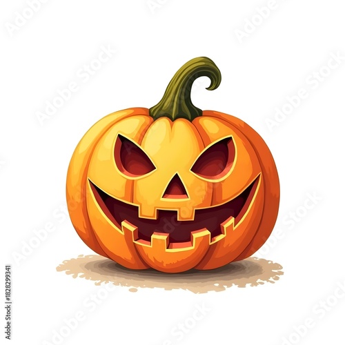 Smiling Jack O’ Lantern – Halloween Art