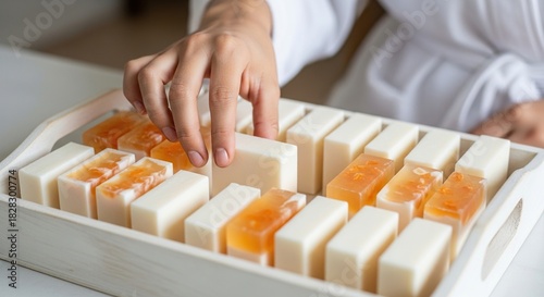 Pamper yourself with exquisite handmade soaps for radiant skin and a luxurious bath experience, offering a spa day at home for ultimate relaxation