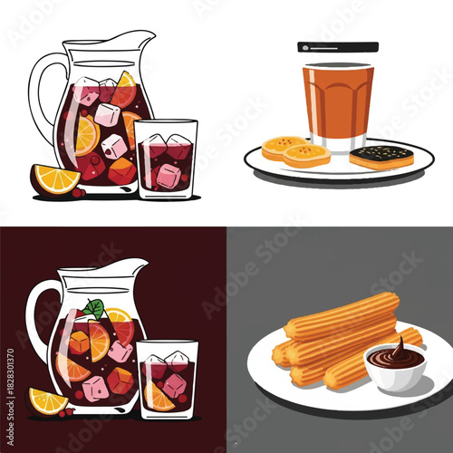 Refreshing Sangria and Spanish Churros A Delightful Combination for Any Occasion