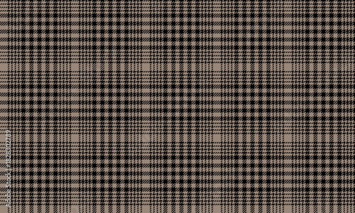Seamless plaid fabric pattern, black, beige, simple and modern, suitable for fashion design, clothes, skirts, pants, can be used in many ways.