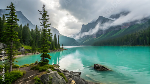 Fototapeta Naklejka Na Ścianę i Meble -  lake louise banff national park