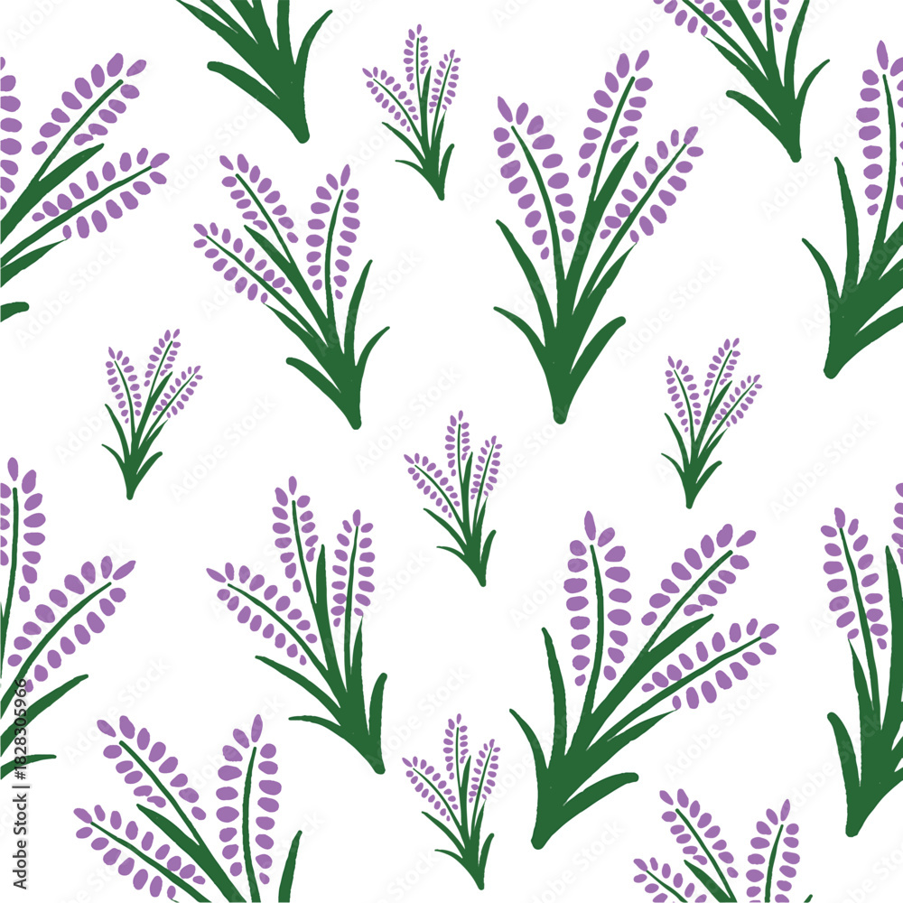 Fototapeta premium Floral Seamless Pattern For Design And Textile Use