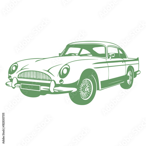 Classic Car Illustration
