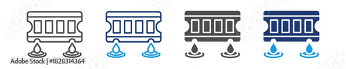memory leaks icon set multiple style