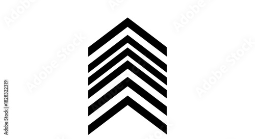 Wallpaper Mural Abstract Black and White Chevron Pattern Creates Dynamic and Modern Visual Design Torontodigital.ca