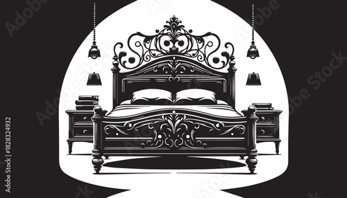 black color luxury bet silhouette vector illustration, solid white background