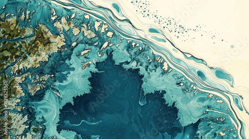 A clean modern layout highlighting that the Bay of Fundy has the worldâ€™s highest tides, stylized map 